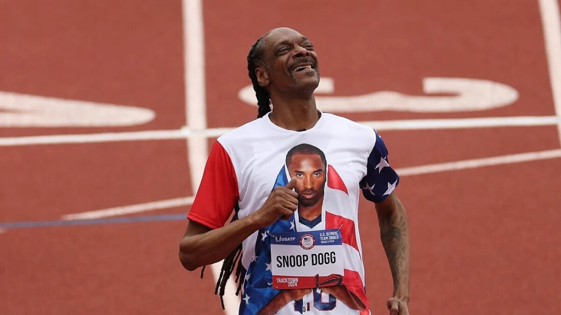 Σε αγώνα δρόμου 200 μέτρων συμμετείχε ο Snoop Dogg στα Olympic Trials